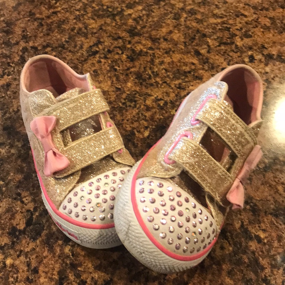 Twinkle Toes Sweet Steps Sneaker from Skechers.